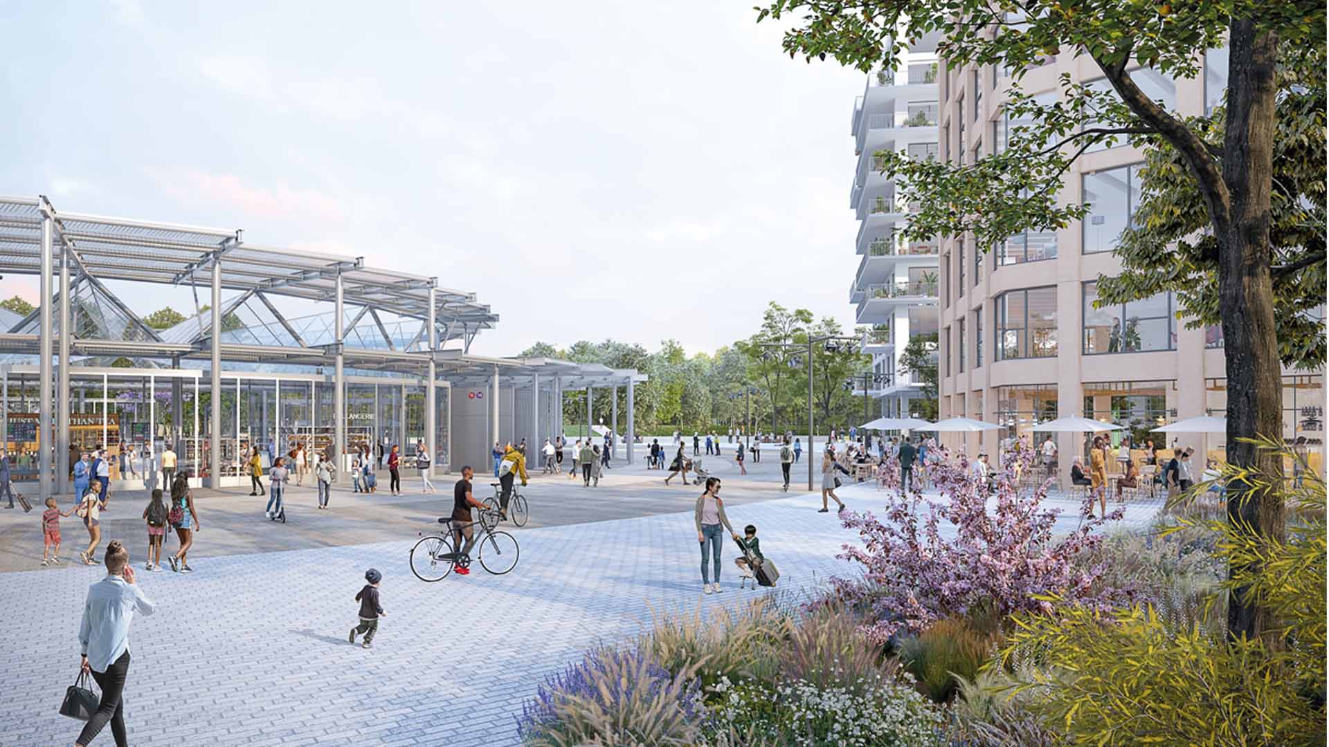 Aménagement urbain – Campus Grand Parc Villejuif 2