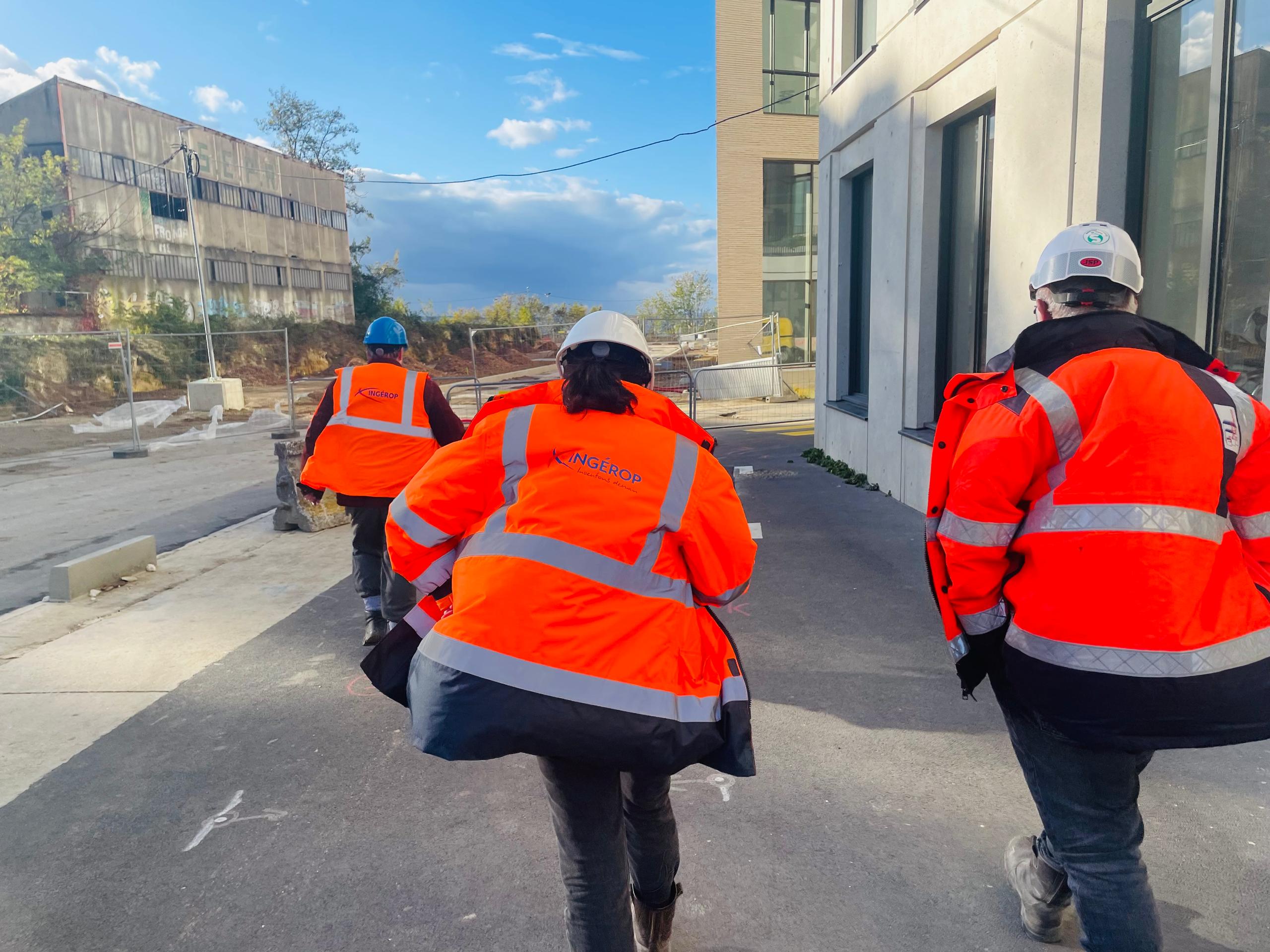 Visite de chantier avec INGEROP